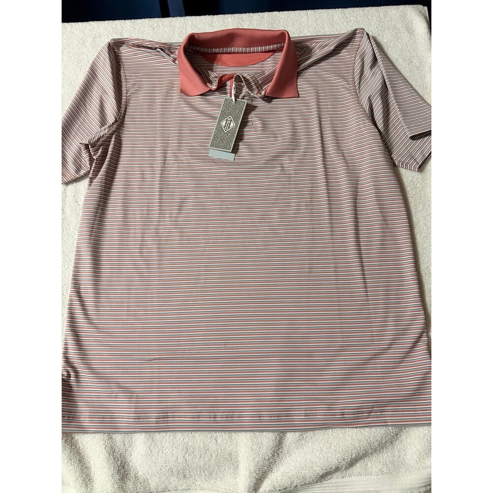 NWT Southern Shirt Co SSCO Men's Performance Polo - Striped size SM. 2 available